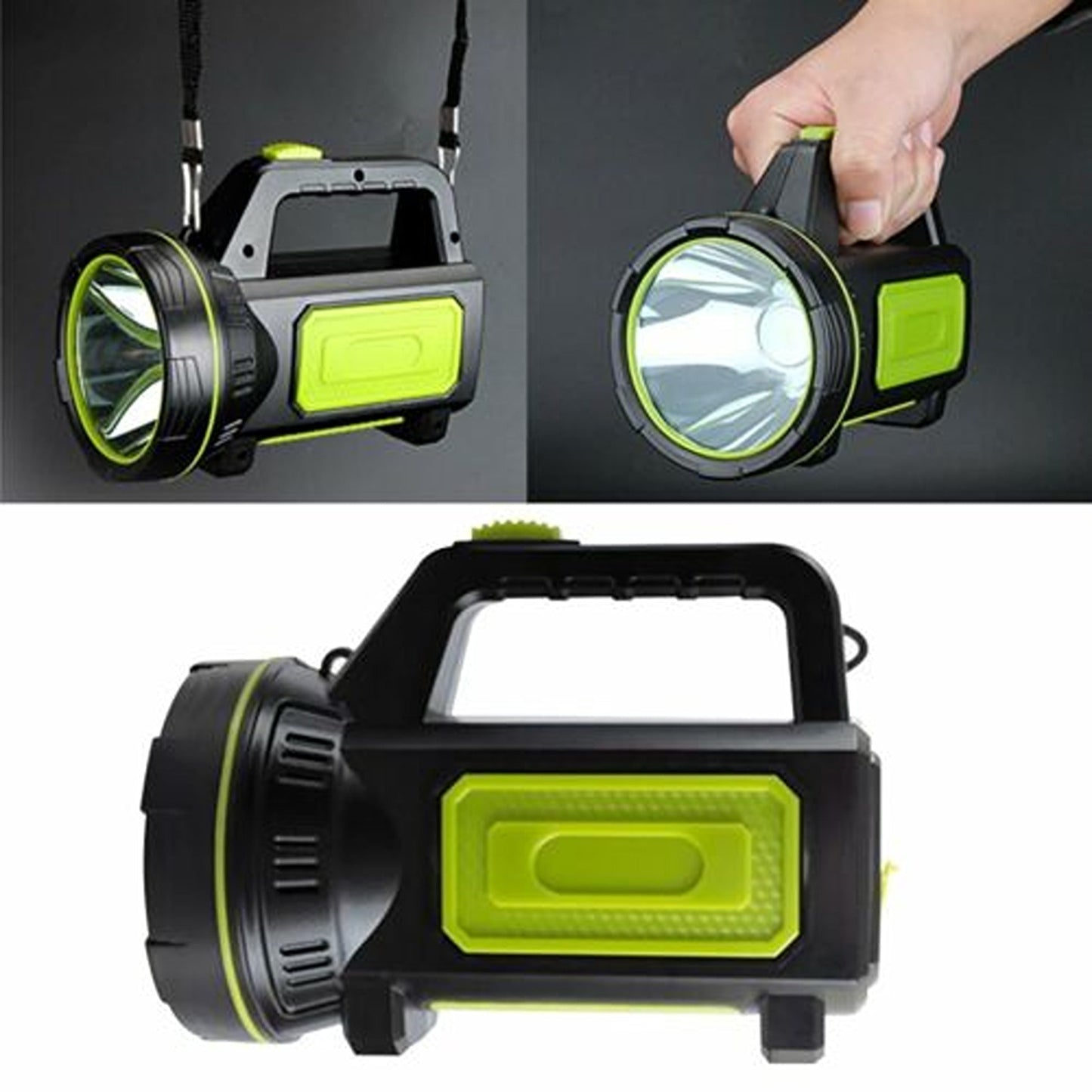 Rechargeable LED Work Torch Powerful Searchlight USB