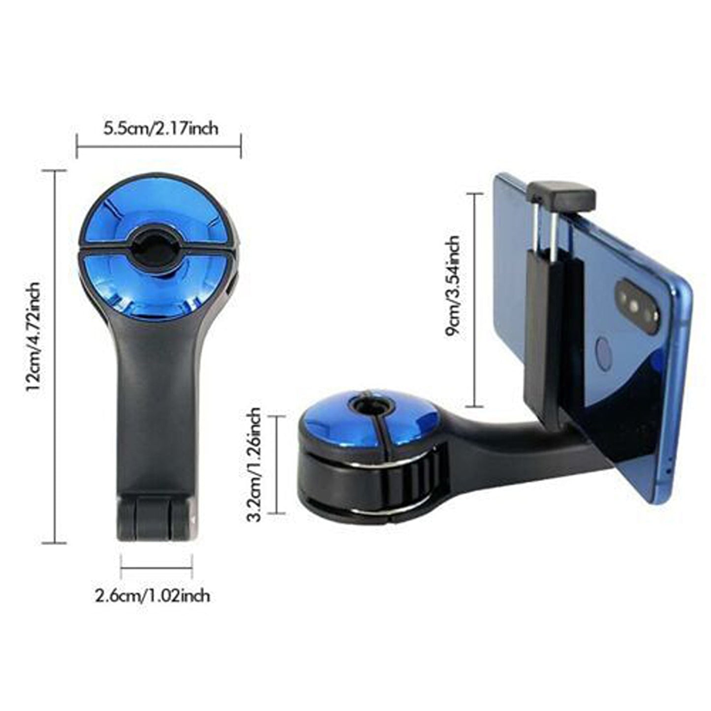 2-in-1 Car Seat Storage Hook with Mobile Phone Holder
