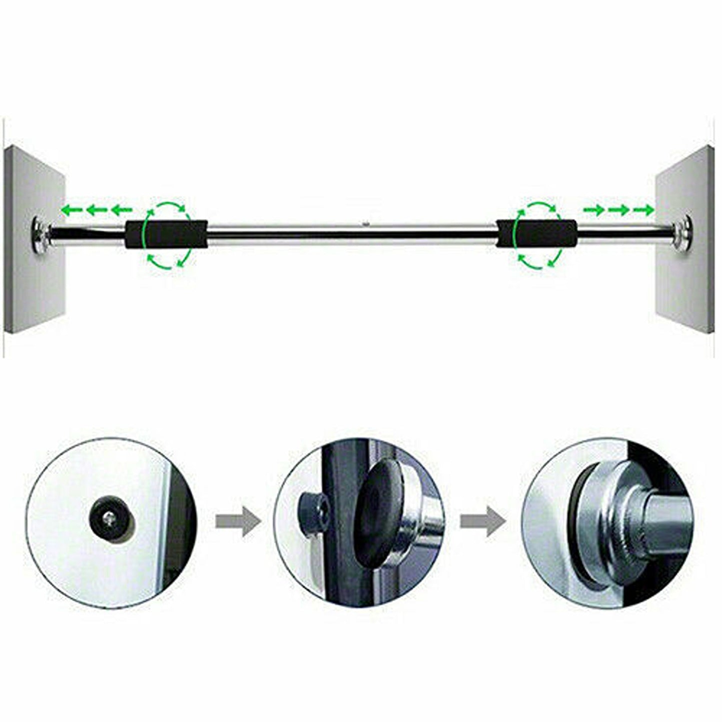 Portable Gym Home Door Pull Up Bar Doorway Exercise Workout