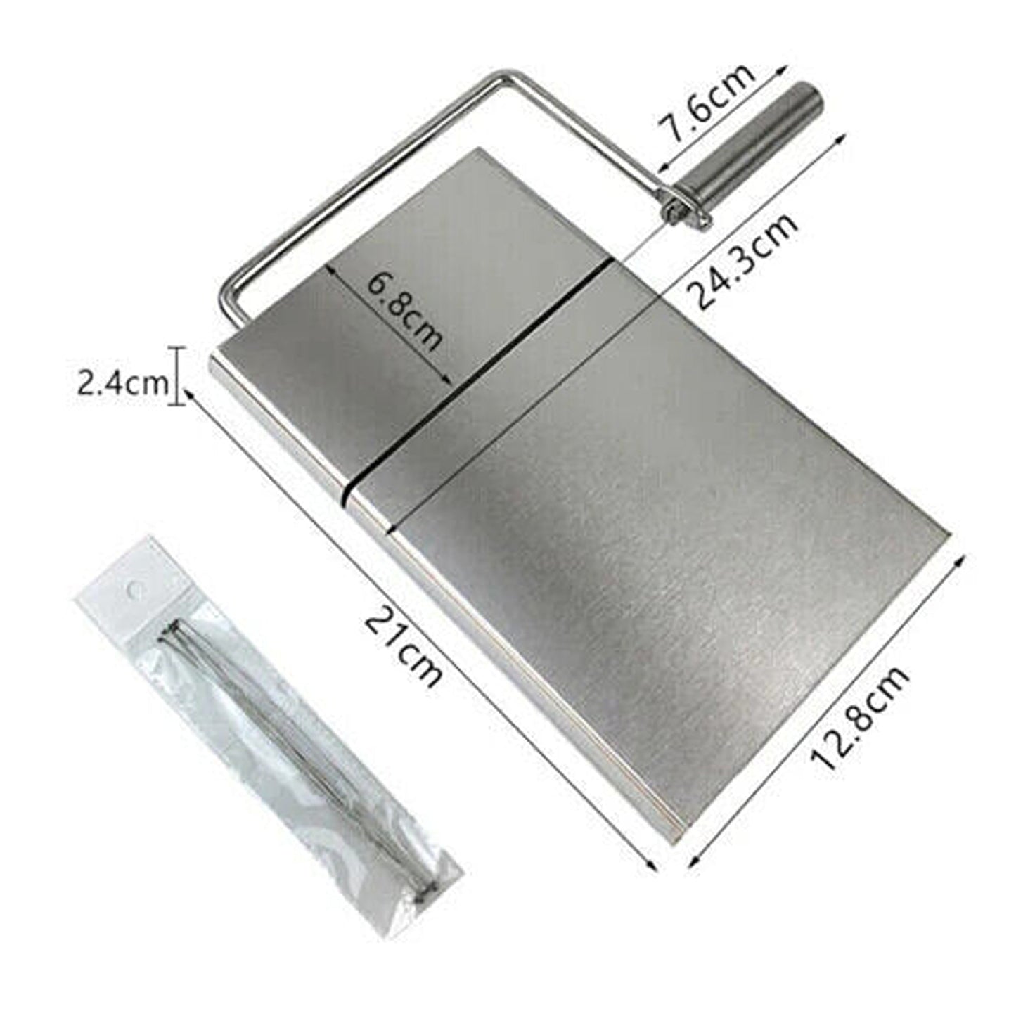Stainless Steel Cheese Slicer with Wire Cutter Cake and Butter Tools