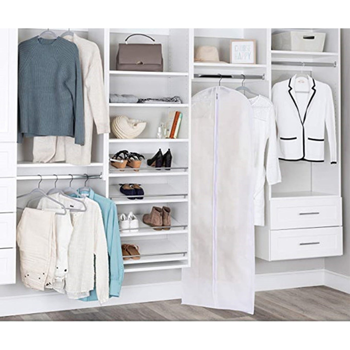 Garment Wedding Dress Storage Bag Clothe Coat Protector with Zipper