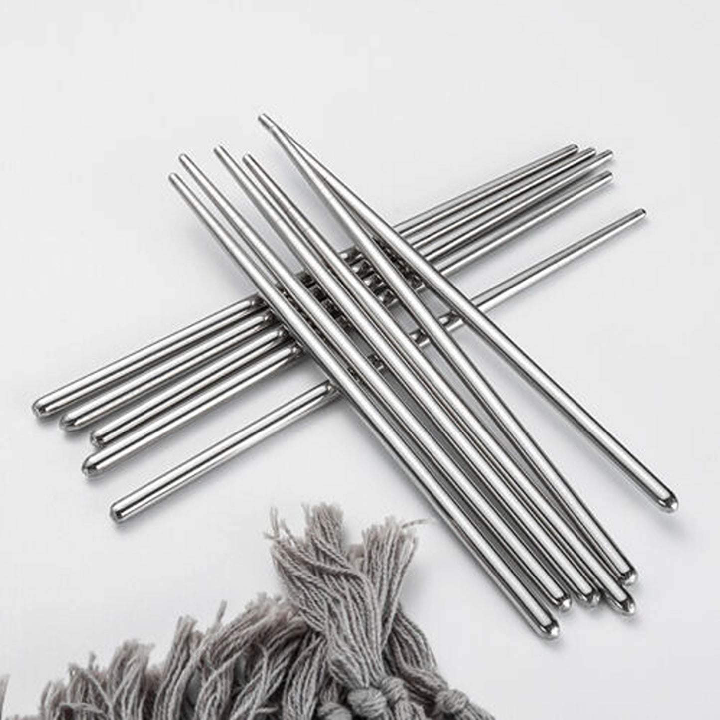 10 Pairs Stainless Steel Chopsticks Japanese Metal Table Cutlery