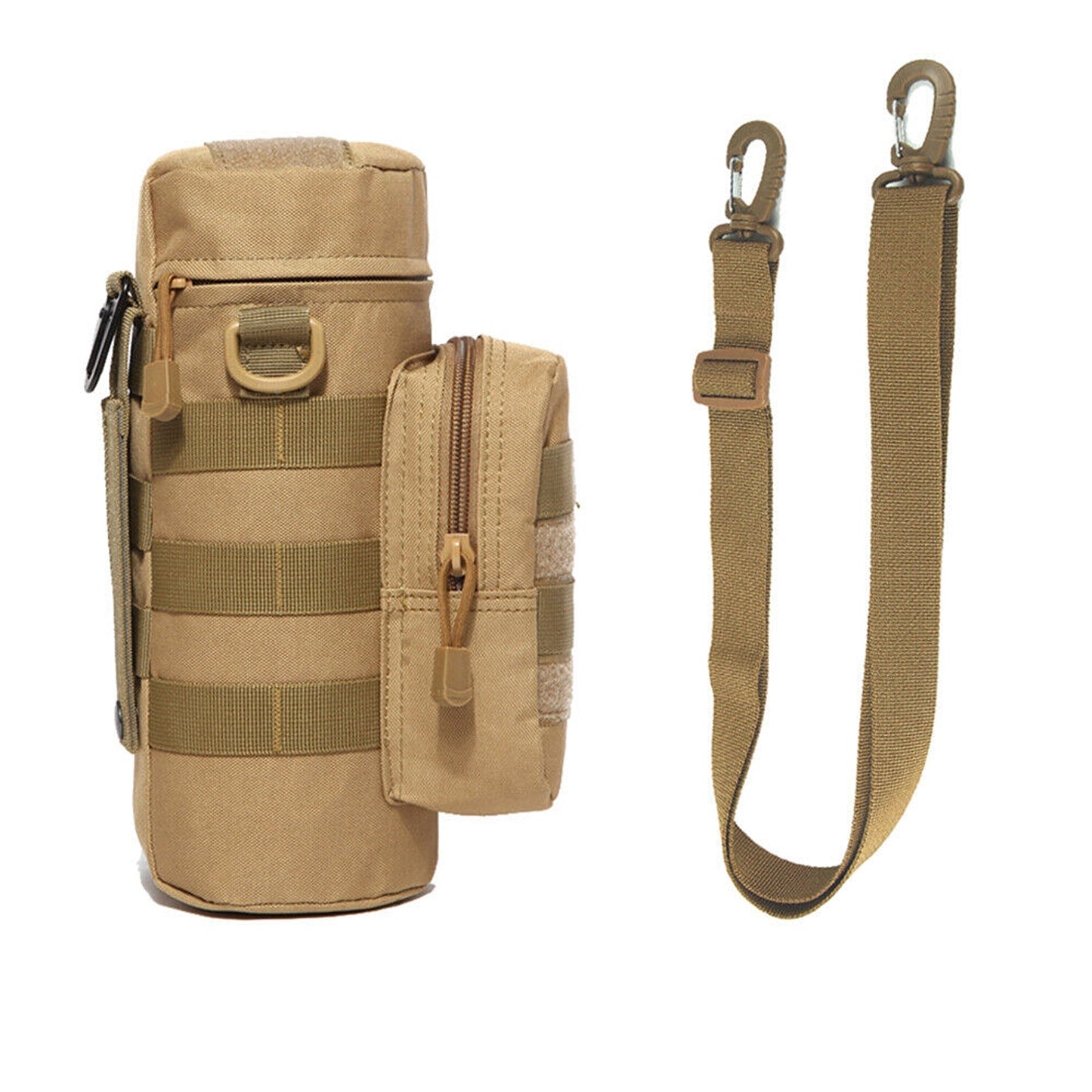 Adjustable Water Bottle Carrier Pouch Tactical Molle Kettle Bag