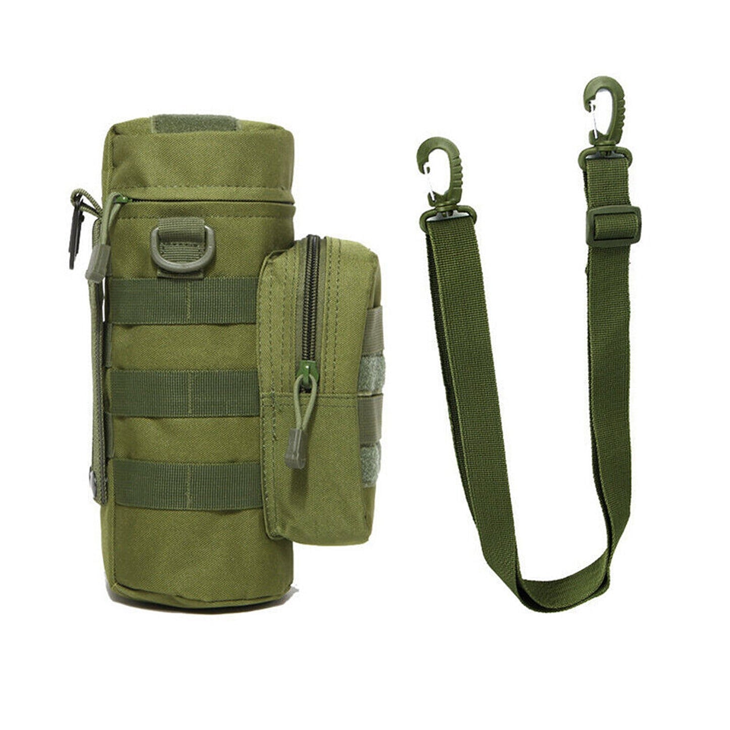 Adjustable Water Bottle Carrier Pouch Tactical Molle Kettle Bag