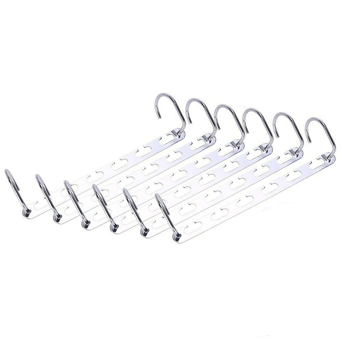 6pcs Multi-Function Metal Hook Space Saver Clothes Hangers