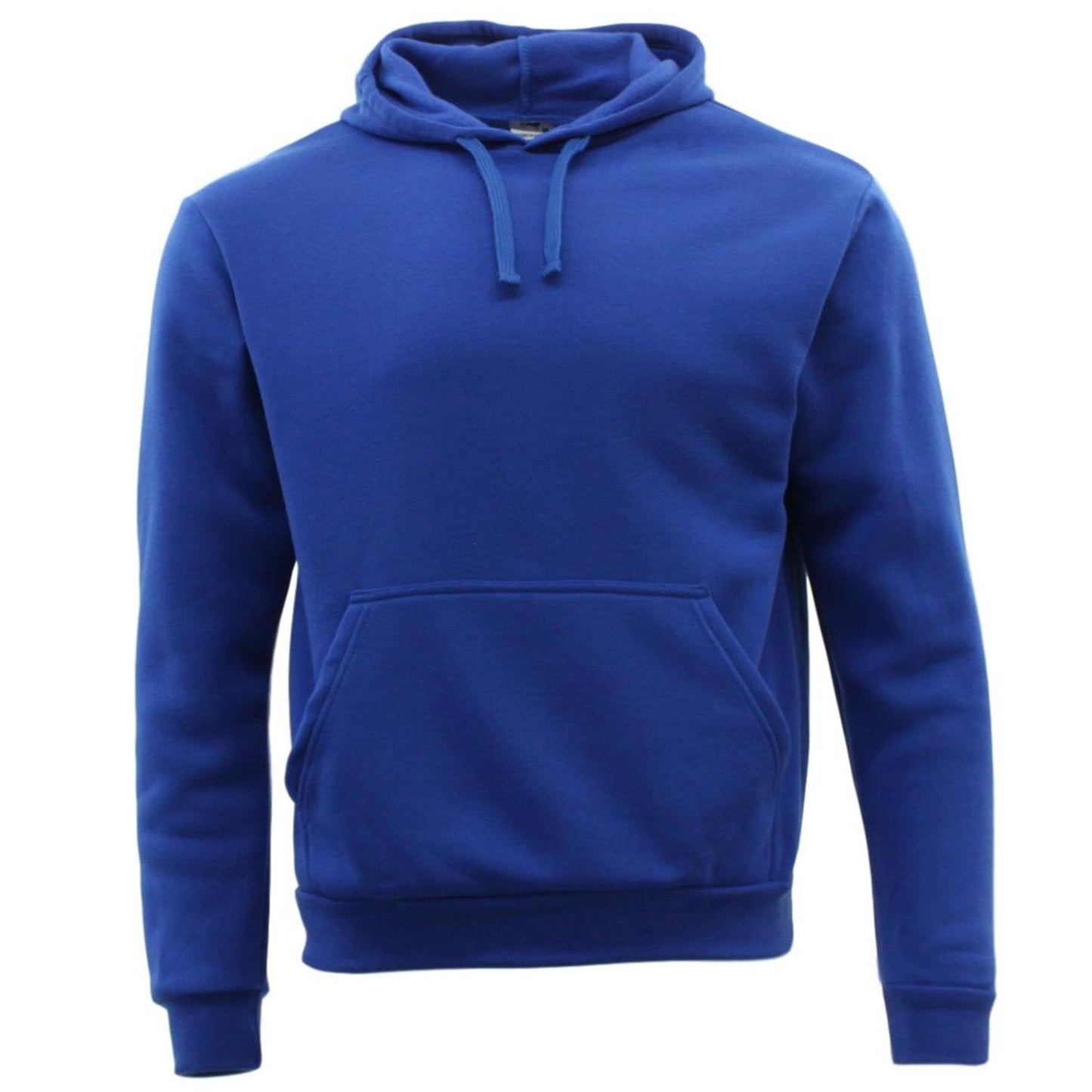 Royal Blue Unisex Adult Basic Plain Hoodie Men Pullover Sweater