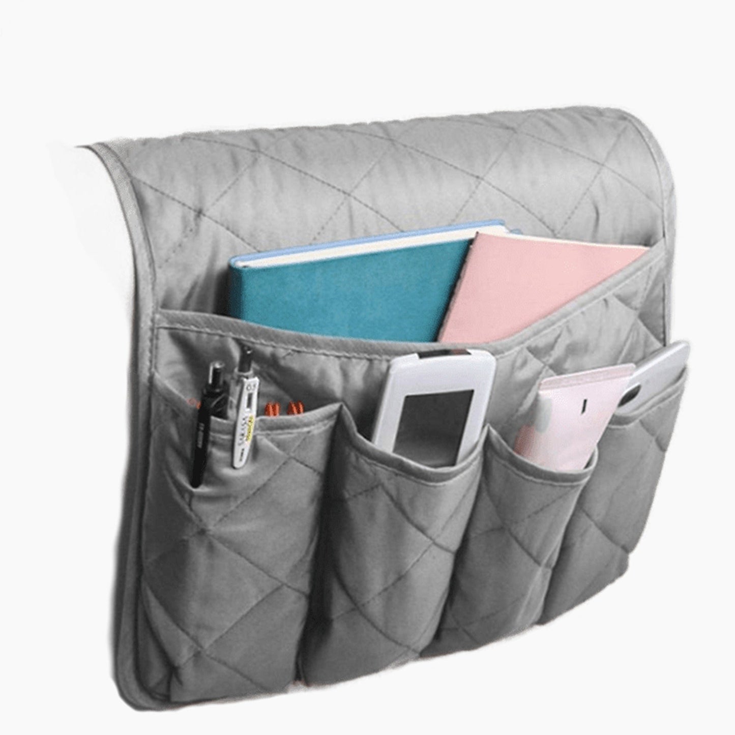 Armrest Organizer with 5 Pockets for Couch and Sofa Remote Storage