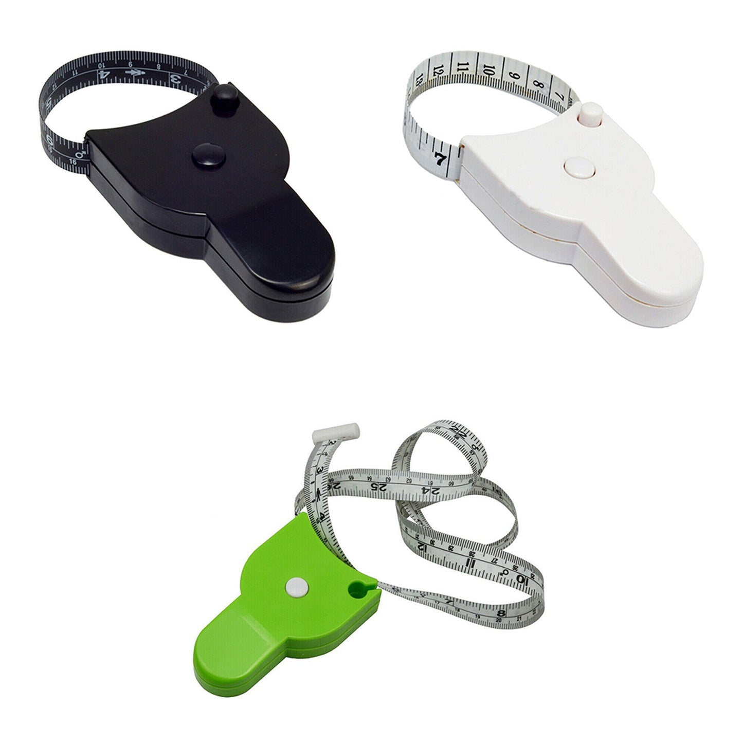 Retractable Tape Measure Accurate Fitness Body Ruler 150cm Caliper