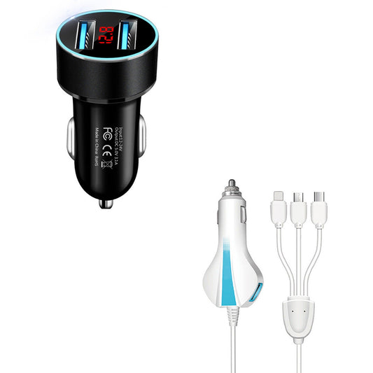 USB 3.0 Quick Charging Car Adapter for iPhone and Samsung 12V