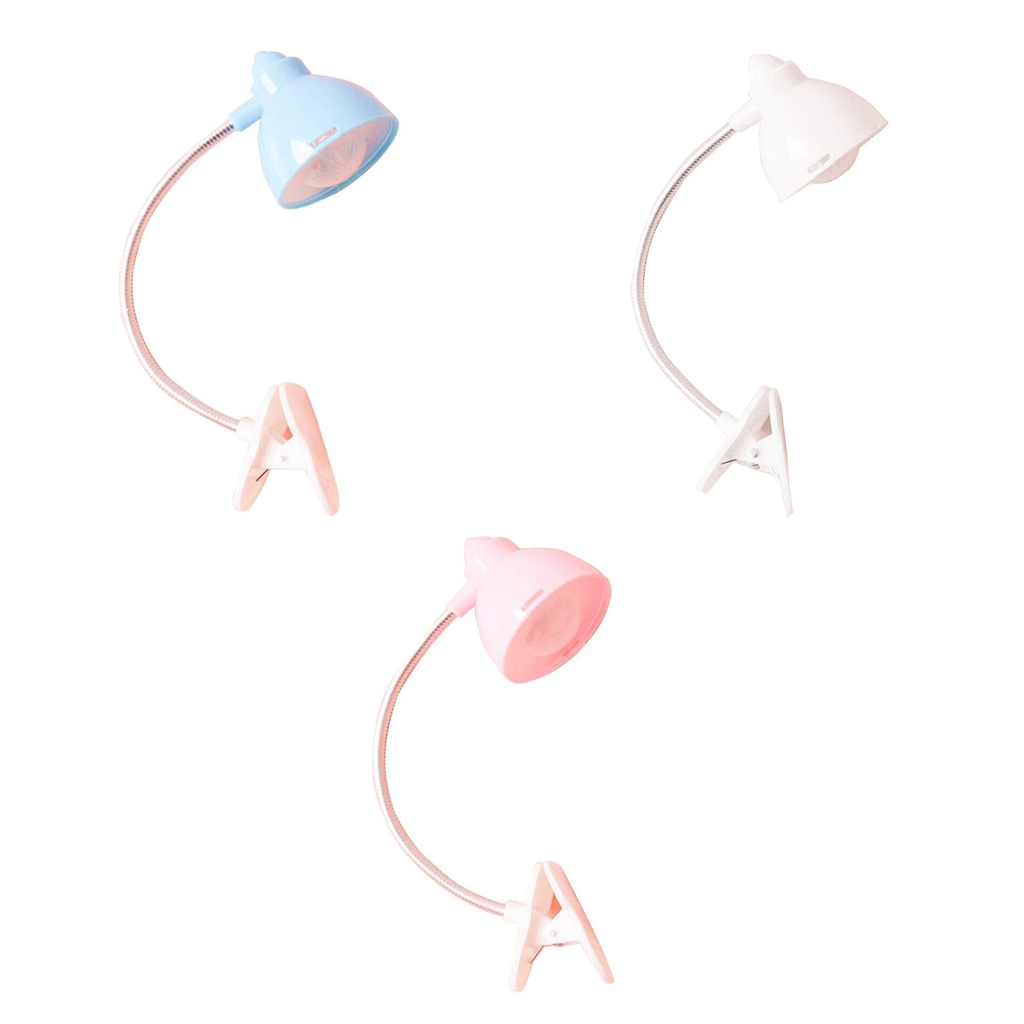 Flexible LED Reading Light with Clamp for Desk or Bedside