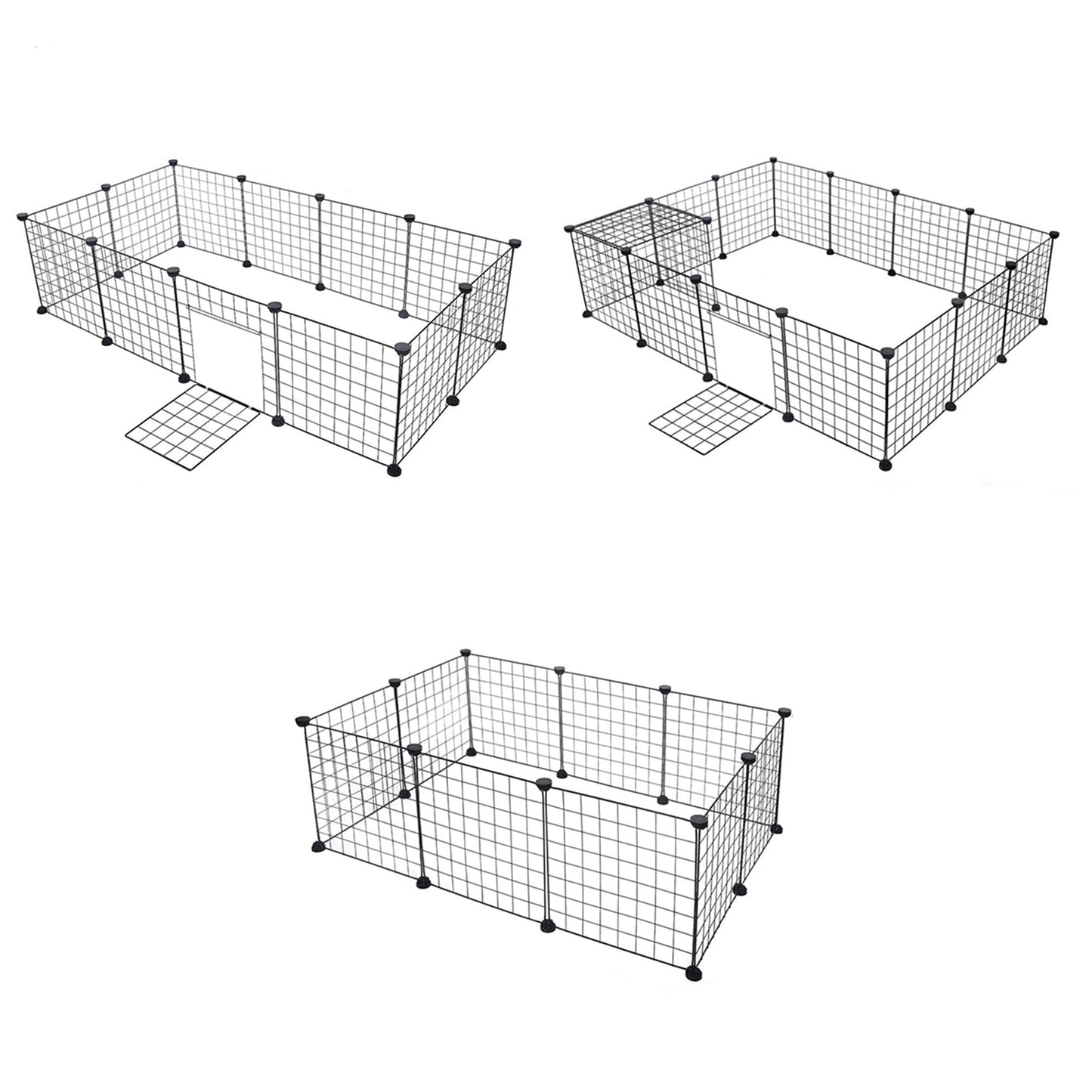Metal DIY Pet Dog Playpen Foldable Cage Fence Enclosure