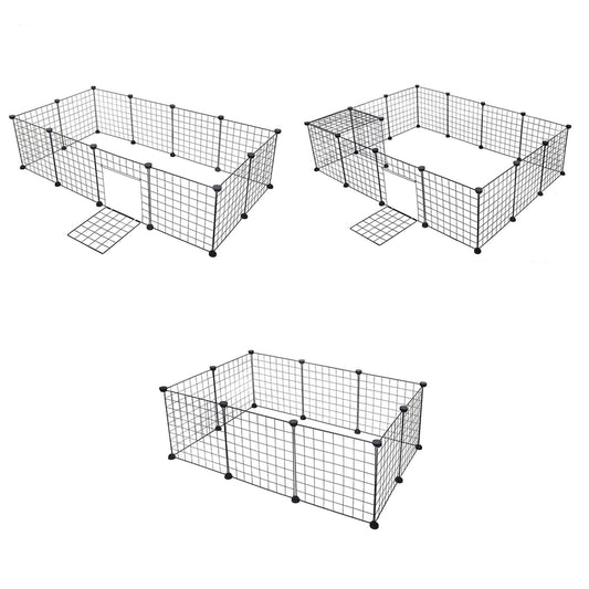 Metal DIY Pet Dog Playpen Foldable Cage Fence Enclosure