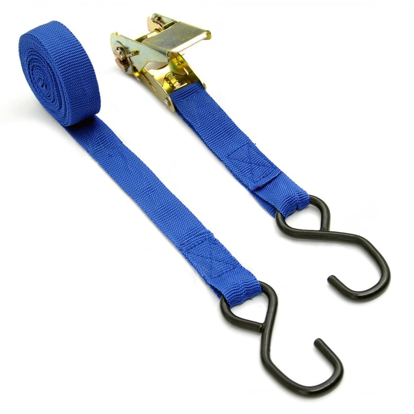 4.5m Ratchet Tie Down Strap Set for Roof Rack Truck Motorbike 4pcs
