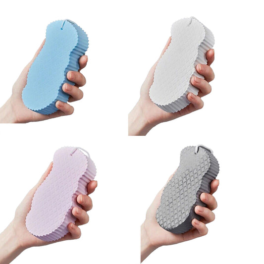 Super Soft Exfoliating Bath and Body Shower Sponge with Hook
