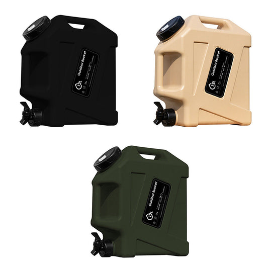 12L Portable Outdoor Camping Water Container with Storage Tap