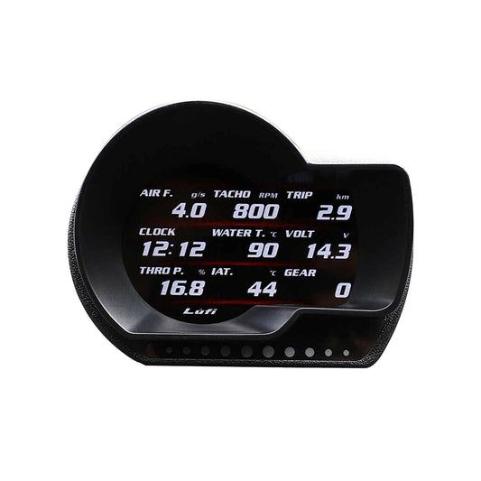 Lufi XF2 Multi-Functional OBD2 Gauge with Boost Water Oil Temp and Scanner