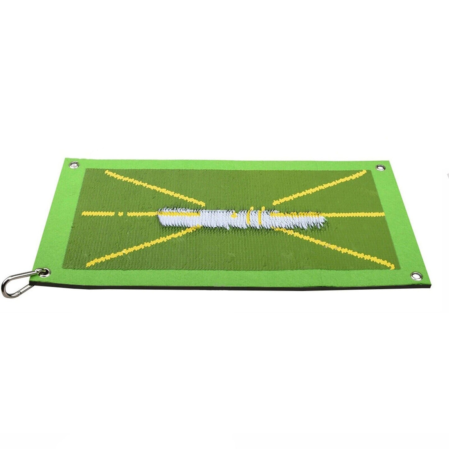 Golf Training Aid for Swing Detection with Mat Hook Spike Ball Set