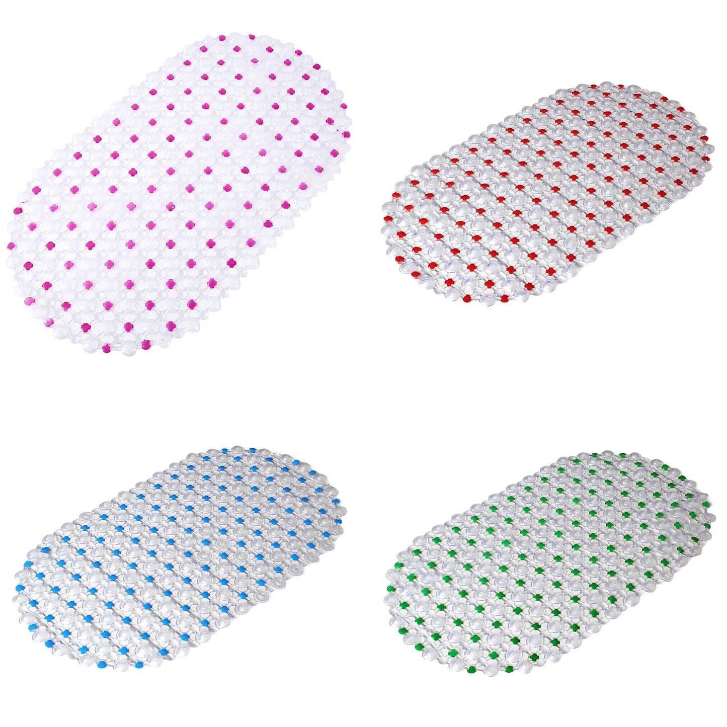 Rubber Suction Non-Slip Bath Mat for Bathtub and Shower 68 x 35cm