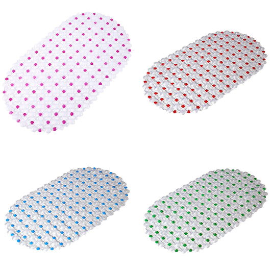 Rubber Suction Non-Slip Bath Mat for Bathtub and Shower 68 x 35cm