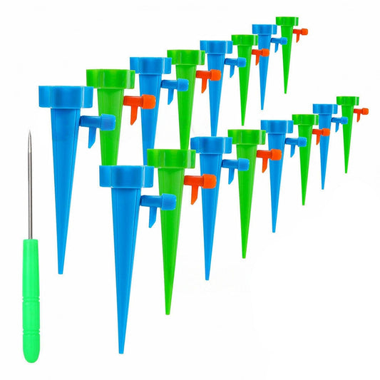 24pcs Plant Watering Drip Irrigation Kit Self Watering Spikes System
