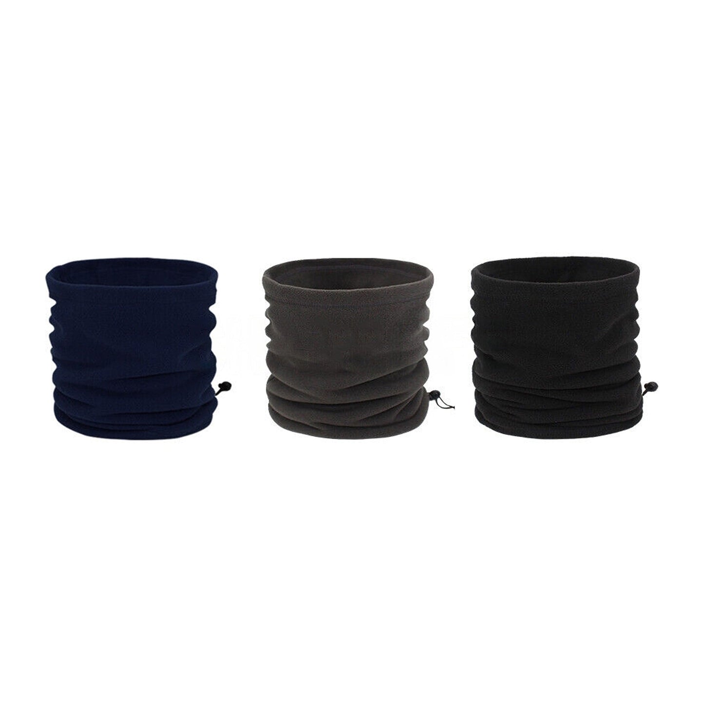 Winter Multi-Use Snood Warm Fleece Neck Scarf Beanie Hat for Men and Women