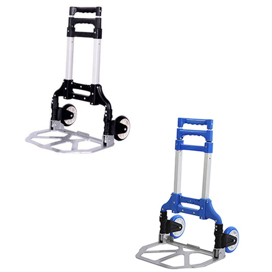 Folding Hand Trolley for Luggage Aluminium 80KG