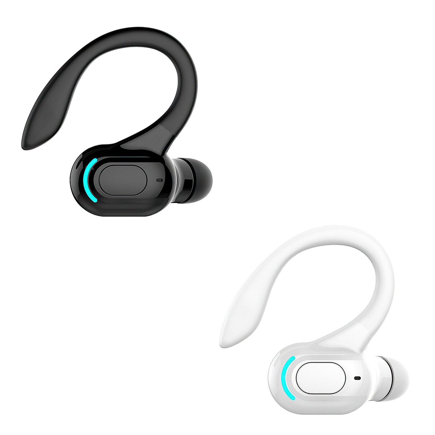 Bluetooth 5.2 Wireless Earpiece Trucker Handsfree Single Earbud Headset