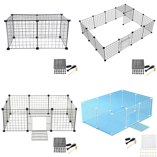 Pet Playpen Portable Exercise Cage for Dogs Cats and Rabbits