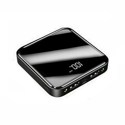 Compact 10000mAh Portable Power Bank with USB LED Battery Indicator