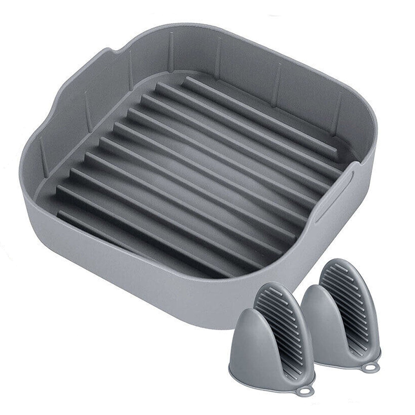 Reusable Silicone Basket Liner for Air Fryers Non-Stick Baking and Cooking Mat