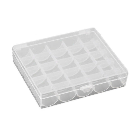 Clear Bobbin Storage Box for Sewing Machine Bobbins