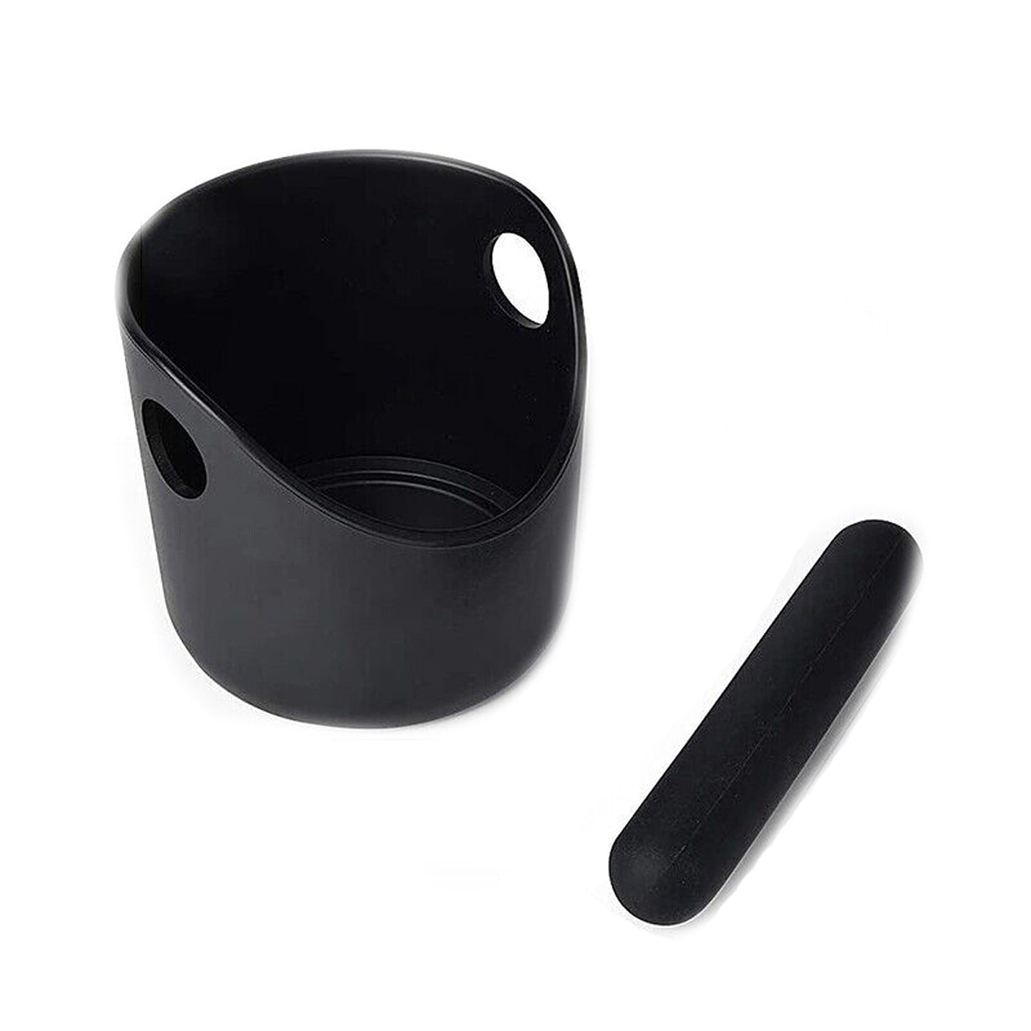 Coffee Grinds Knock Box Espresso Waste Bin with Tamper Tube