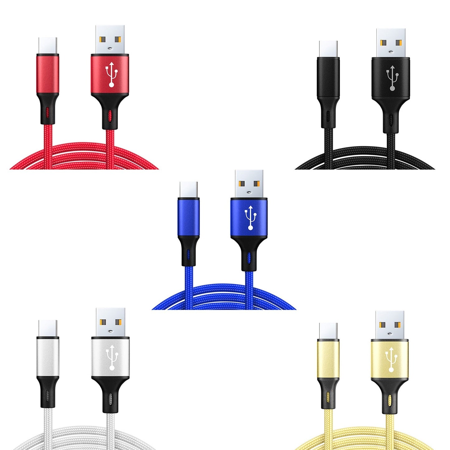 Fast Charging USB-C Type C Cable 3M Data Transfer for Samsung Galaxy