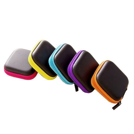 Mini Hard Case Storage Pouch for Earphones Headphones and Cables