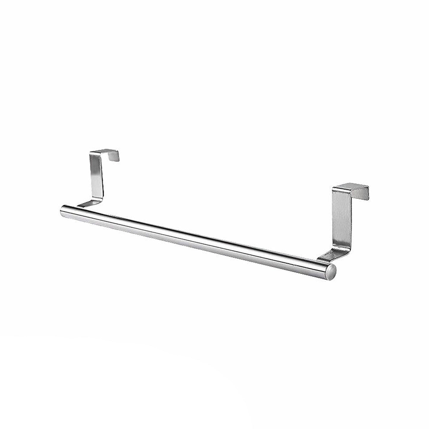 Over Door Tea Towel Rack Bathroom Rail Cupboard Hanger Hook