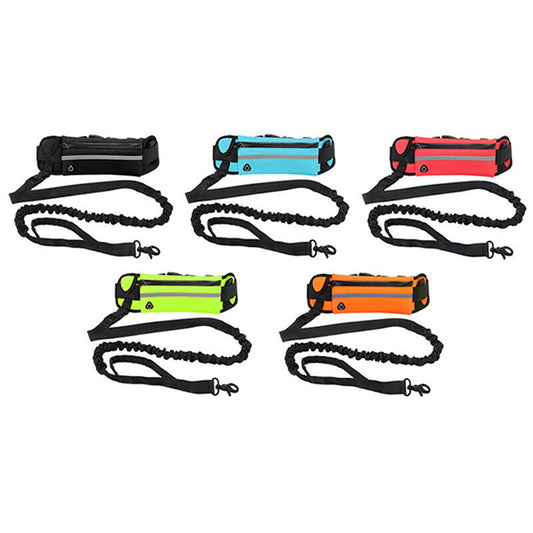 Hands-Free Dog Leash with Adjustable Waist Belt for Jogging