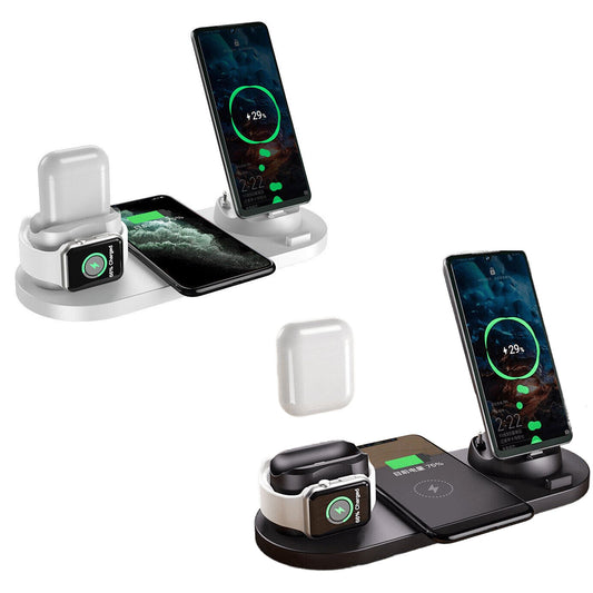 All In One Fast Wireless Charger Dock for Mobile Phone Android Apple