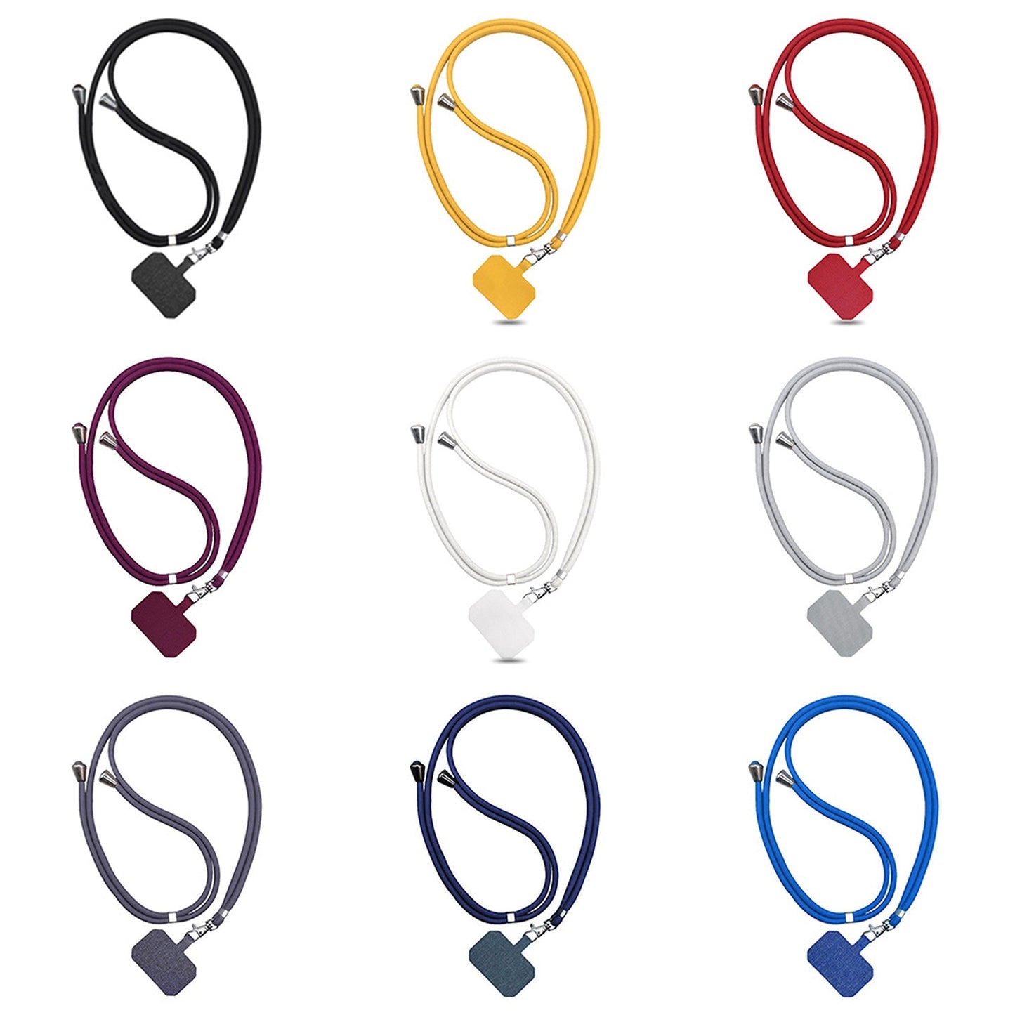 Adjustable Mobile Phone Neck Strap Universal Lanyard with Fashion Patch
