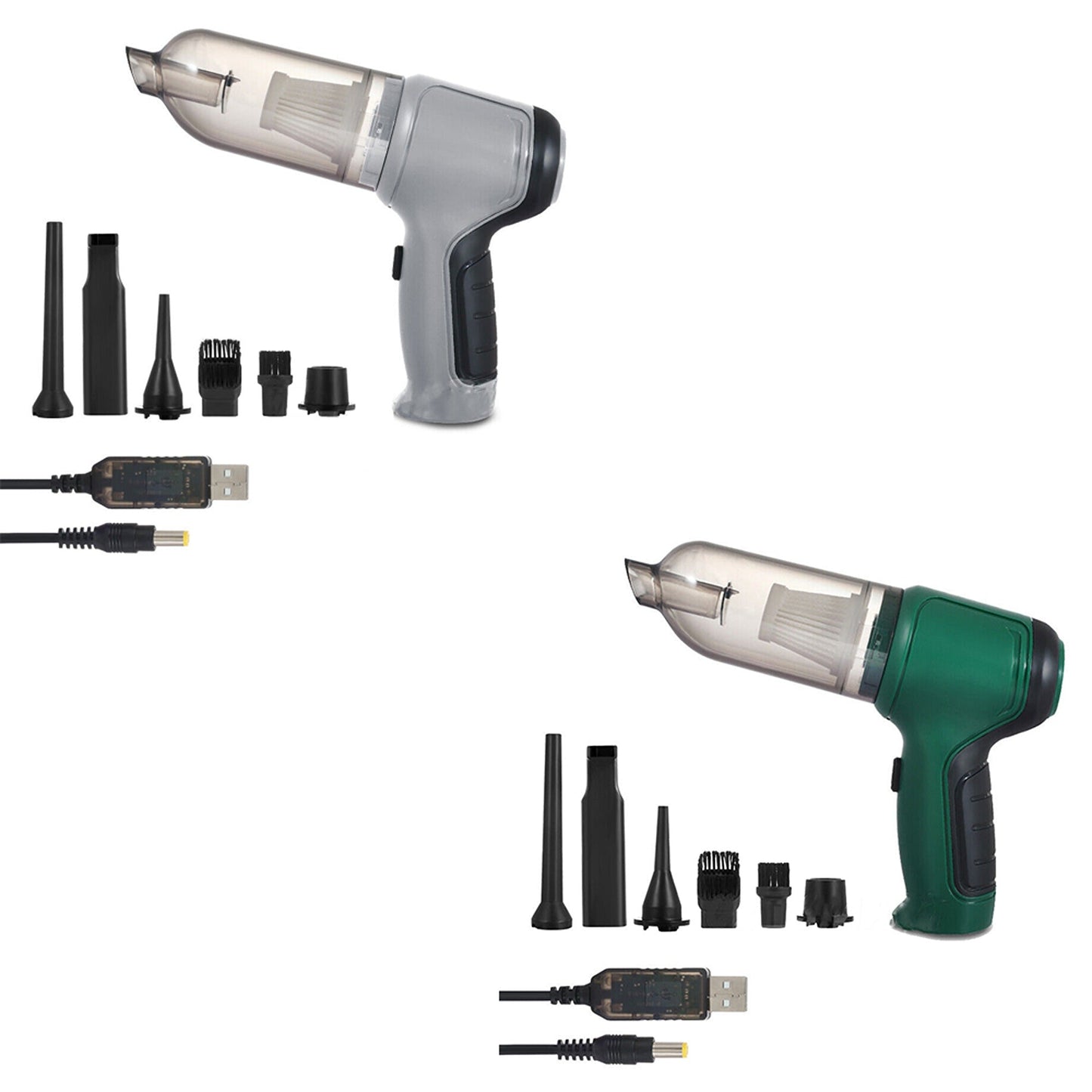 Mini Air Duster Handheld Cordless Vacuum Cleaner for Home and Car