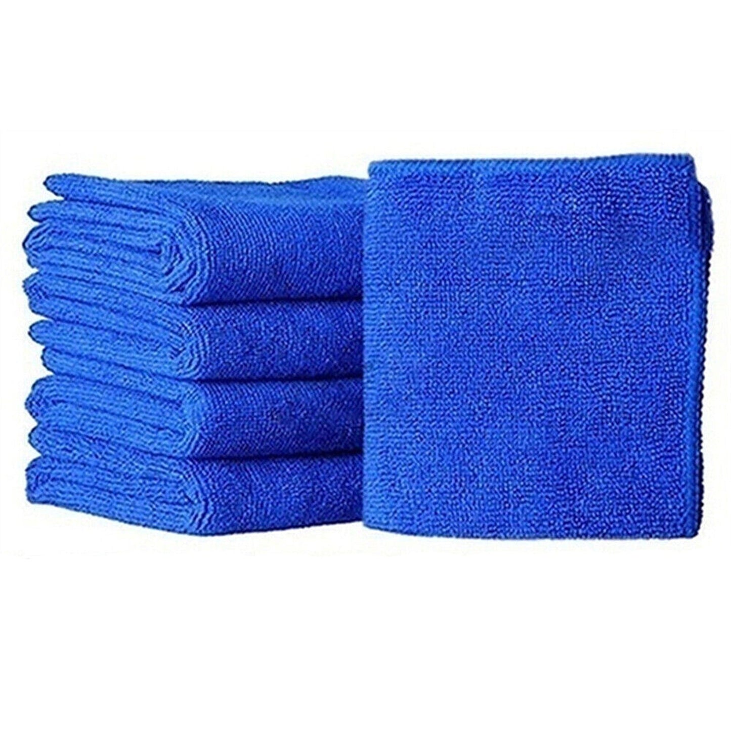50pcs Microfibre Glass Cleaning Cloths for Windows Screens and Dishes