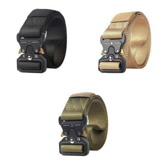 Heavy-Duty Canvas Outdoor Utility Belt for Work and Casual Wear