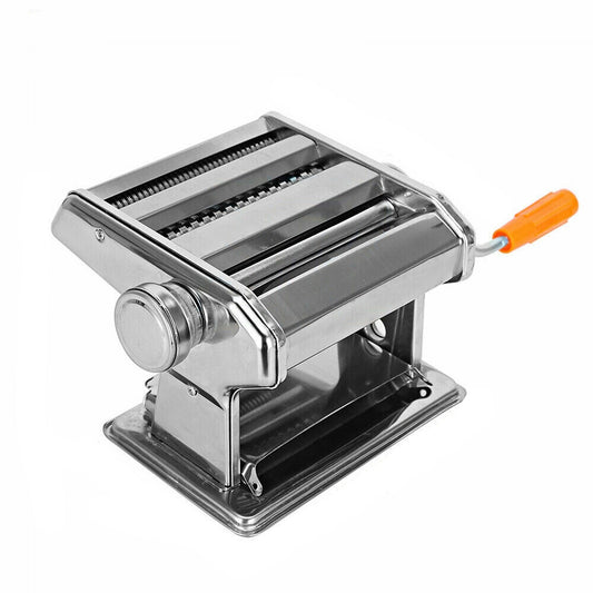 Manual Pasta Noodle Maker Machine with 6 Thickness Settings Spaghetti Roller