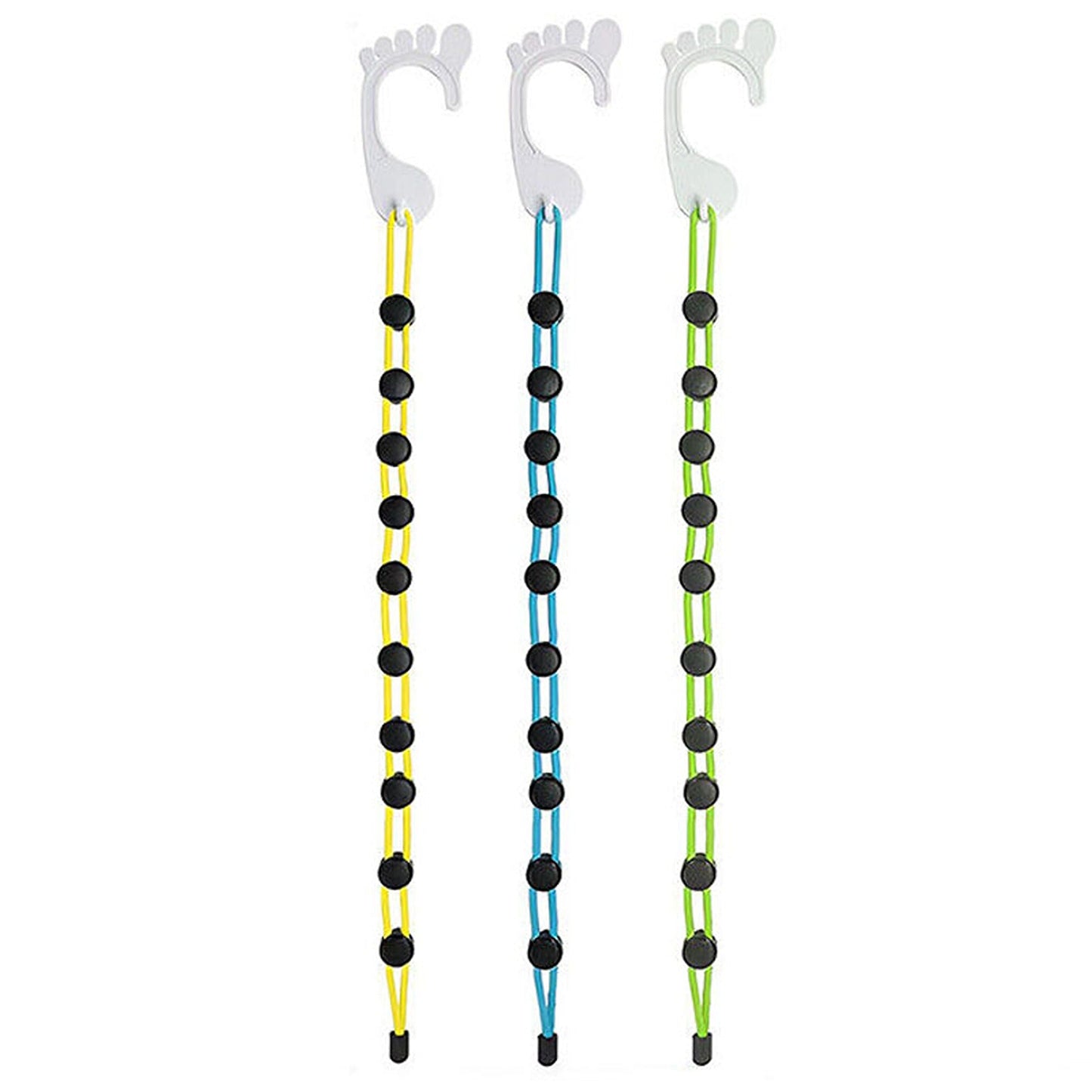 Laundry Sock Tidy Clips and Rope Storage Organizer