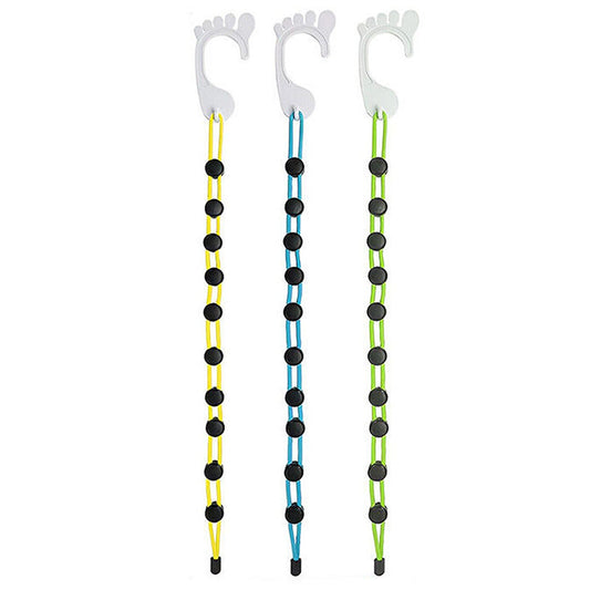 Laundry Sock Tidy Clips and Rope Storage Organizer