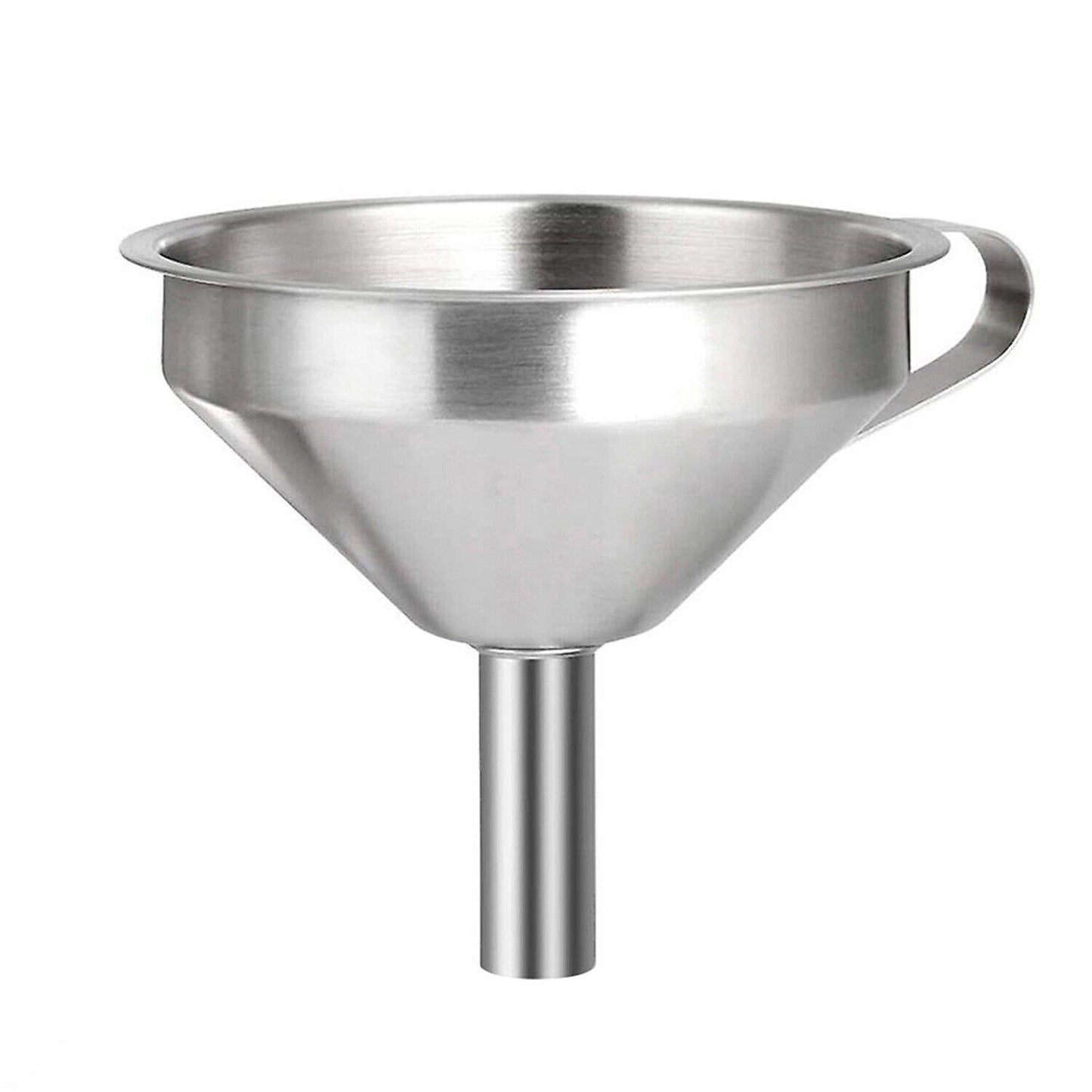 Kitchen Funnel with Detachable Filter Stainless Steel for Liquids and Oils
