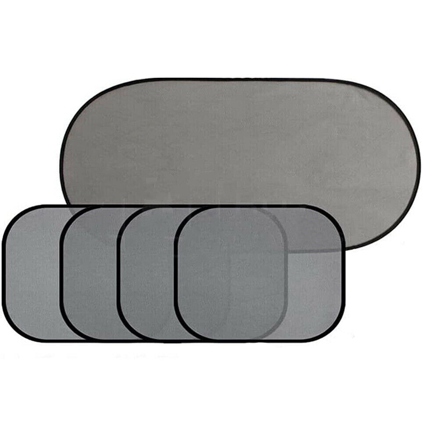 5-Pack UV Protection Mesh Window Sunshade for Cars