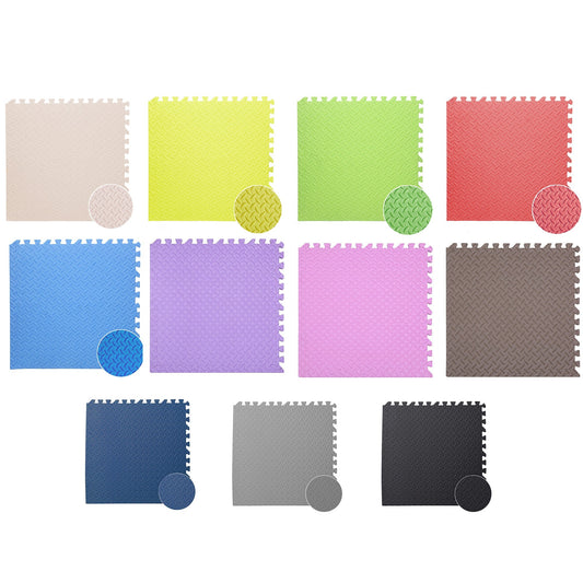 Soft EVA Rubber Foam Interlocking Floor Mats for Kids Gym and Camping