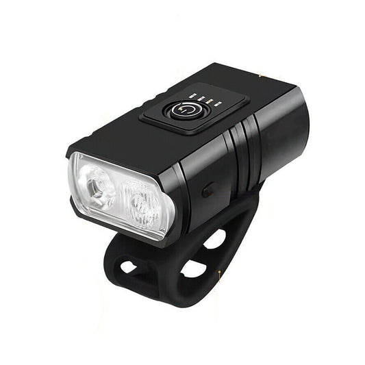 Rechargeable LED Bicycle Light Set T6 Front and Rear Headlight Tail Light