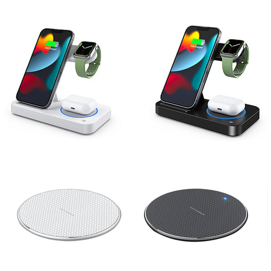 3 in 1 Fast Wireless Charger Station Dock for Apple iPhone 14 Pro 13 12 Watch