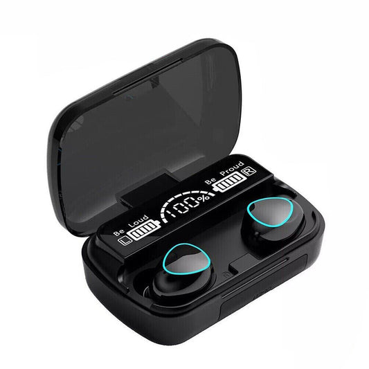 Bluetooth 5.1 Waterproof Wireless Earbuds with LED Display